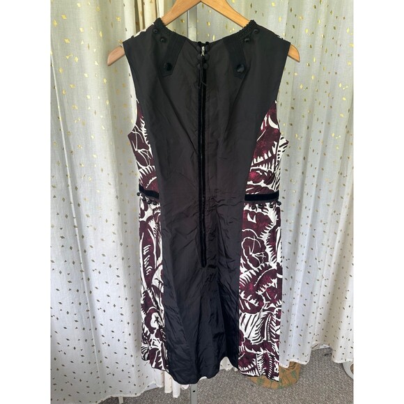 Marc Jacobs Women's 100% Cupro Vegan Luxury Hawaiian Inspired Designer Dress 10 - Picture 5 of 10